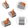 QitinDasen 45Pcs Lever-Nut Wire Connector Set, Conductor Compact Wire Connector