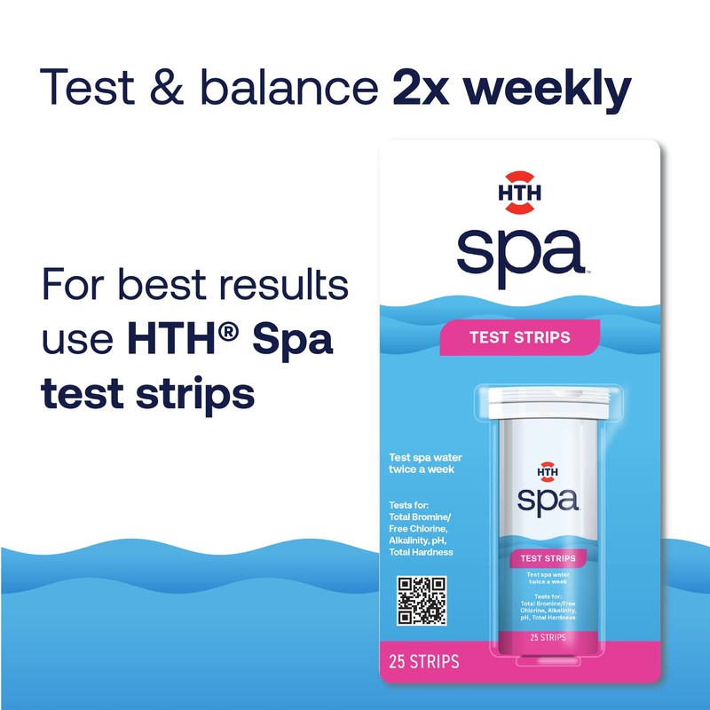 HTH Spa 86138 Test Strips, Spa & Hot Tub Chemical