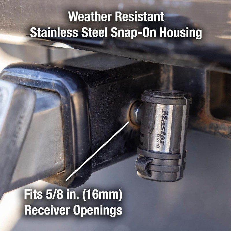 Master Lock 1480DAT Stainless Steel Receiver Lock for 5/8 in.
