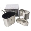 Bush Craft 28895 Canteen Cooker Kit, Coating