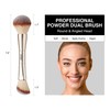 KISS NEW YORK Professional Dual Ended Powder Brush, All Over