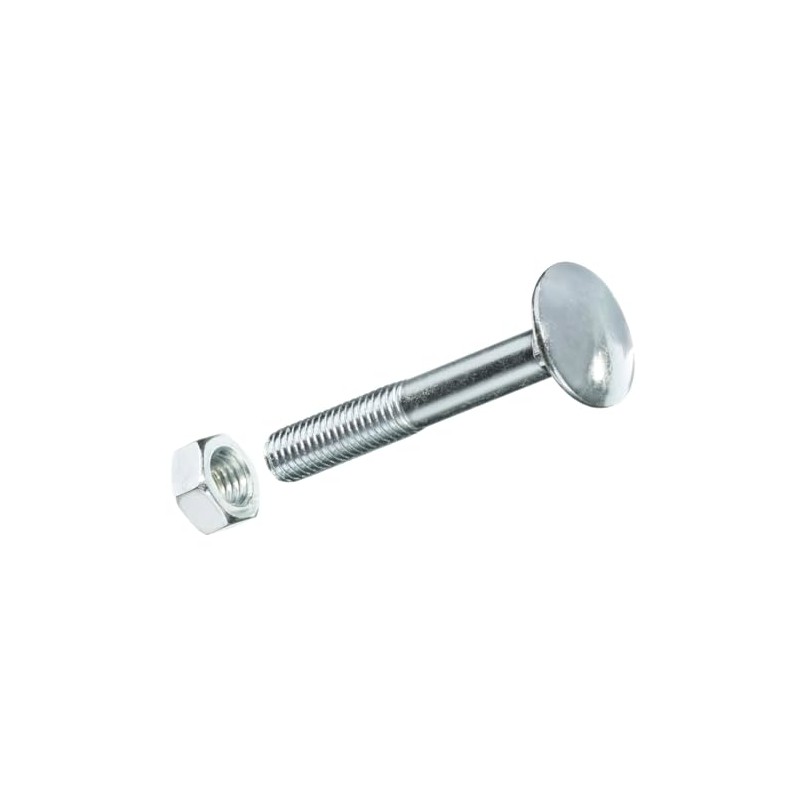 Carriage Bolts with Screw Nuts 8x80 mm