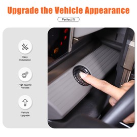 for Hummer EV Engine Start Stop Button Cover,ABS Car Push Button Start Cover Car Power Control Trim,Motors Ignition Switch Protective Cover for Hummer EV 2024 2025 (Carbon Fiber Pattern, Black)