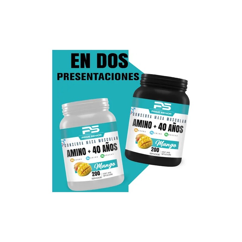Aminoácidos Bcaas+ Glutamina Prime Senior 1kg Varios Sabores