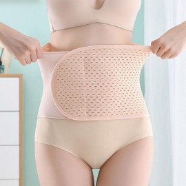 Belt-type slim waist belly band breathable flab protector for belly fat Support L