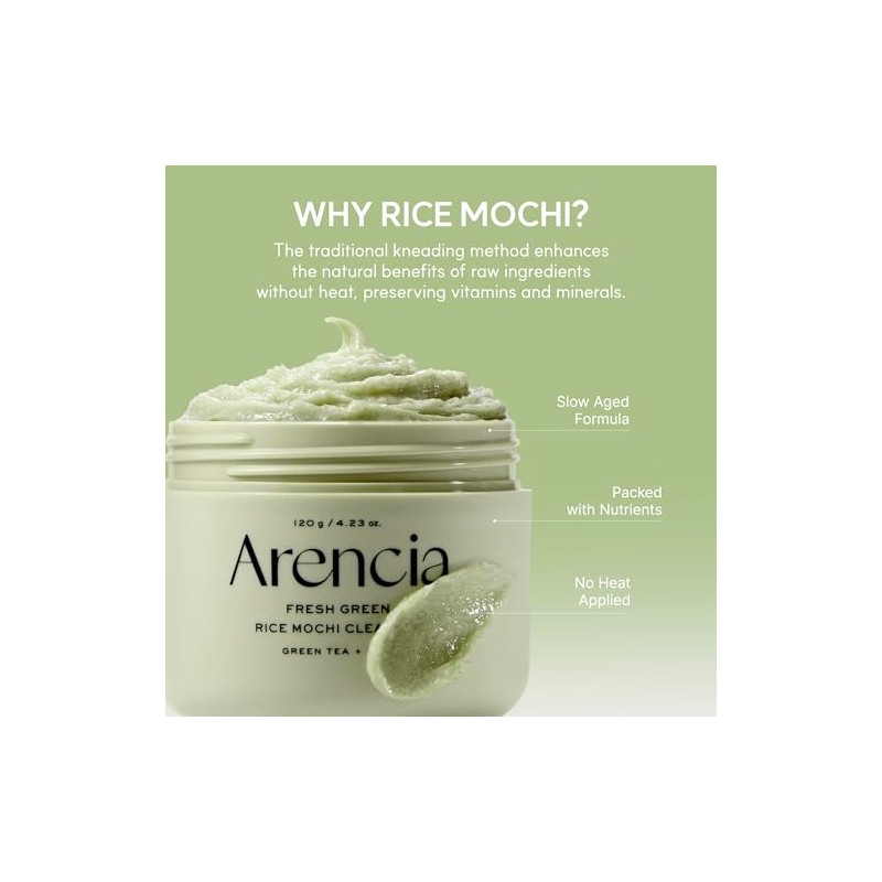 ARENCIA - Fresh Green Rice Mochi Cleanser - 120gr