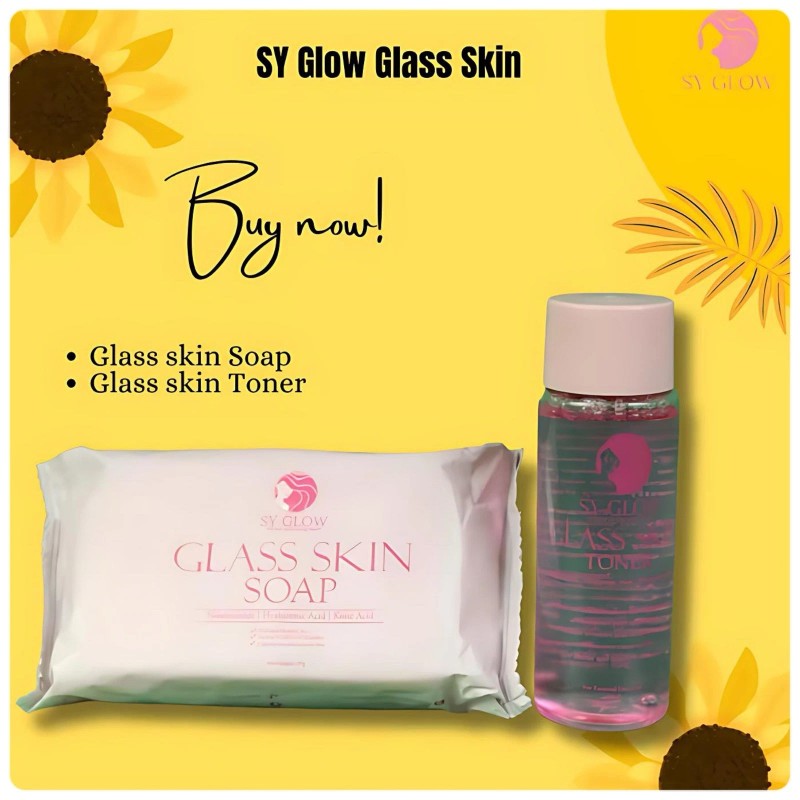 SY Glow X10 Bleaching Whipped Cream + Glass Skin Set