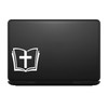 Bargain Max Decals Open Bible Silhouette Sticker Decal Notebook Car