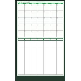 36" x 24" Sticky-Note 30-Day Sunday-Saturday / 1-Month / 7-Column Prioritizing Organizing Planner 24 in. x 38 in.