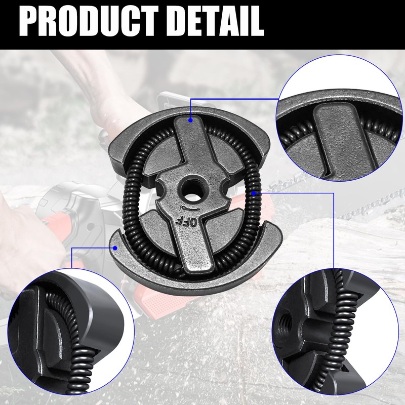 Yutacorex 435 Chainsaw .325" -7T Clutch Drum Bell Rim Sprocket