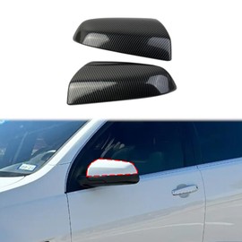 Korlot Carbon Fiber Style Side Door Mirror Cover Molding Trim Accessories for Pontiac G8