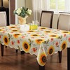 Sunflower Indoor Outdoor Vinyl Tablecloth Oblong(Rectangle)-54" x 72"