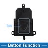 A ABSOPRO Power Window Switch Rear Passenger Side Window Control