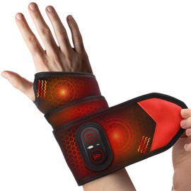 Cordless Wrist Heating Pad for Pain Relief, Wrist Brace for Carpal Tunnel