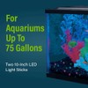 GloFish 10-Inch LED Light Sticks for Fish Aquariums Up to
