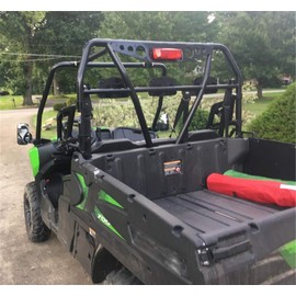 XKMT- Compatible With Pioneer 1000 500 700 Roll Bar Cage Rear&Side View Mirror w/Handle Grab