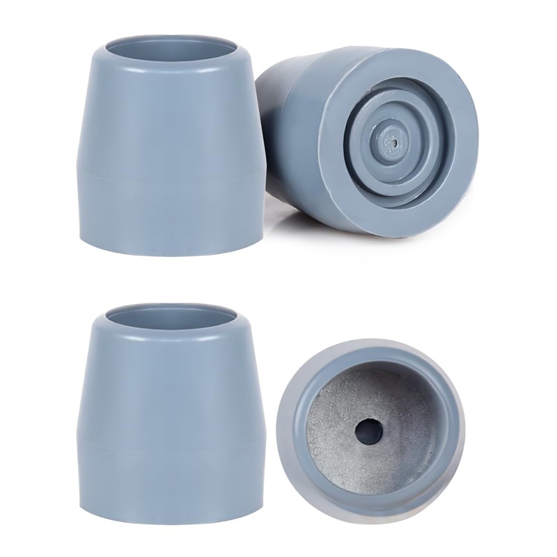 9mm Heavy Duty Rubber Ferrules for Walkers, Zimmer Frames Commodes