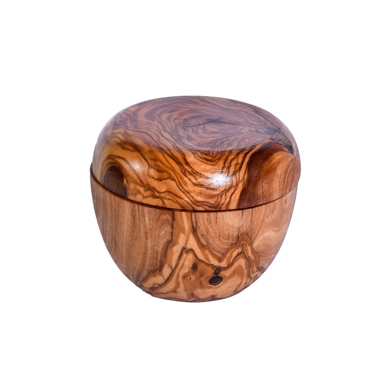 Cleminson® Olive Wood Pot for Salt, Sugar, Spices and Herbs