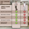 TrailCrest Men’s Camo Hunting Cargo Pant Break-Up Country, Medium
