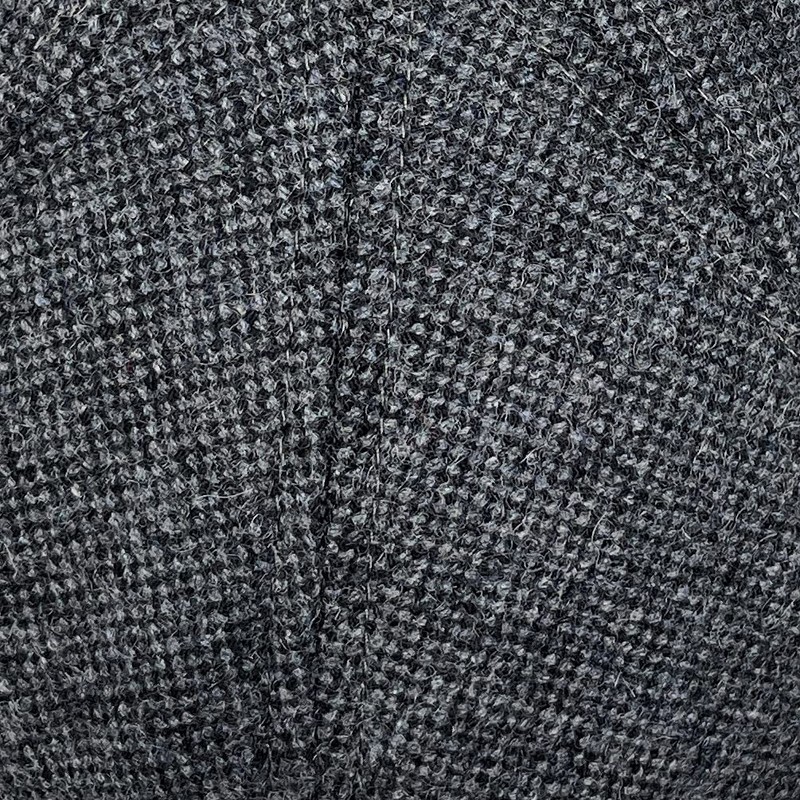 WEROR WEROR-321.1 Men's Flat Cap with Peak Cotton Lining, charcoal