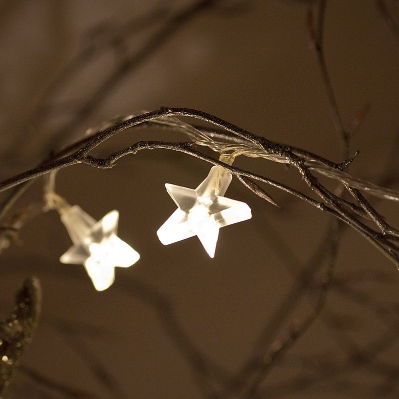 Lights4fun Fairy Lights, Stars, 30 LEDs