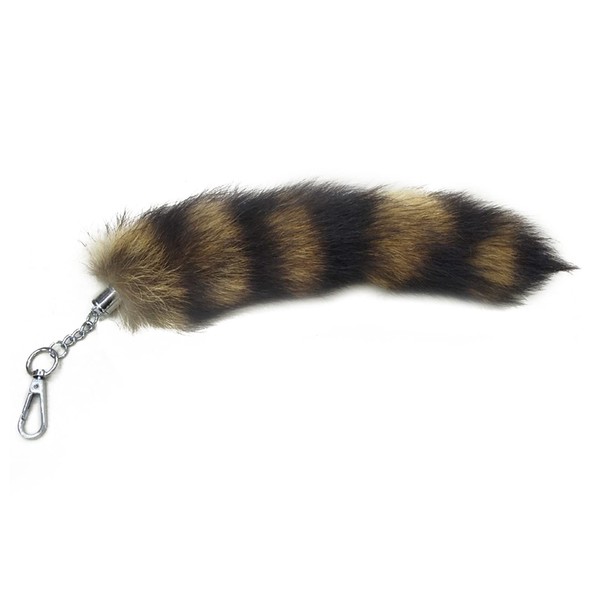 ZEKANXX Foxes Tail Keychain Furry Pendant Key-Chain Bags Charm Keys-Holder