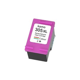 kamo 1 x 305XL Colour Cartridges Compatible with HP 305 305XL Printer Cartridges for Deskjet 2710 2710e 2720 2720e 2721 2721e 2320 2722 2722e 2723, Envy 6010 6010e 6020 6020e 6022E