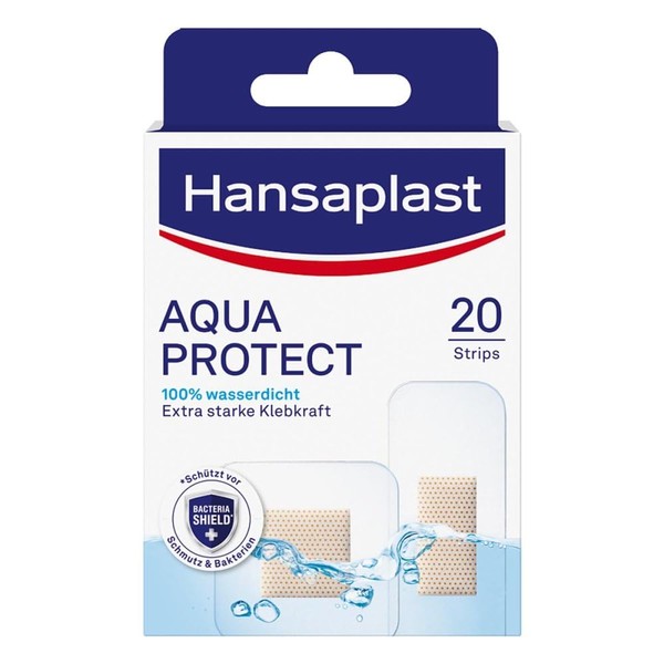 HANSAPLAST Aqua Protect Plaster Strips Pack of 20