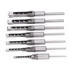 Garosa 7Pcs Square Hole Mortise Chisel Drill Bit Woodworking Hole