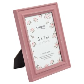 Hampton Frames PALOMA Distressed Shabby Chic Picture Photo Frame Pink 5x7 (13x18cm) PAL301957P
