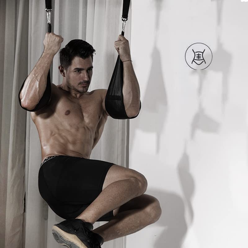 FLYTENG Hanging Ab Straps, for Abdominal Muscle Building, Rip Resistant