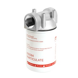 Dtomi High Flow Fuel Filter, 1” NPT 30 Micronn Spin-on Cartridge Style Compatible With Mobile Portable and Stationary Disel Fuel Transfer Pump Tanks Boat