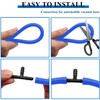 Tnisesm Vacuum Hose Automotive With 128PCS Vacuum Connector,1/8" 5/32" 3/16"