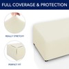PureFit Super Stretch Soft FormFit Ottoman Cover Rectangle - Ottoman
