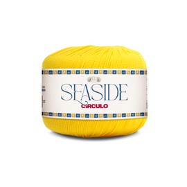 CIRCULO Seaside Yarn, Perfect for Beachwear, Bikinis & Cover-Ups, Quick-Drying & Lightweight, Fingering Weight, 100% Polyamide, 180.4 yds, 50g, Color 616 Canary