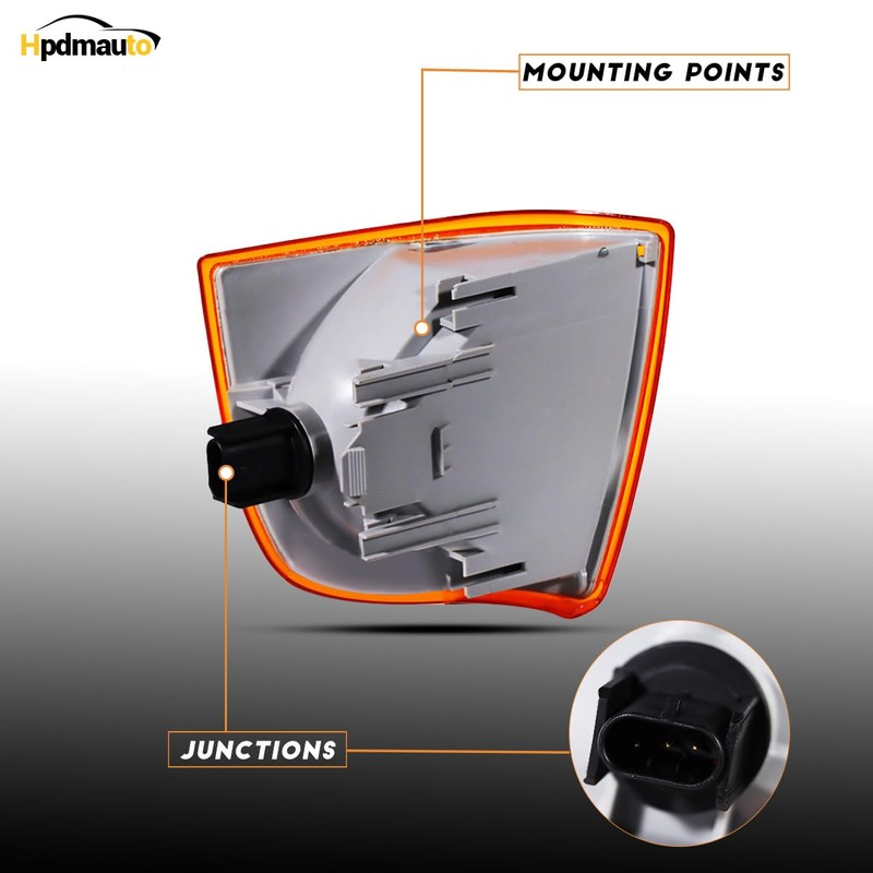 Hpdmauto Corner Light fit for Peterbilt 385/377 Trucks Turn Signal