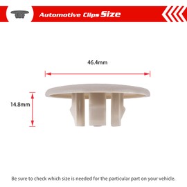 OTUAYAUTO 2 fundas para reposabrazos para determinados vehículos GM, perno para manija de asiento trasero izquierdo o derecho OEM: 15279689 (beige)