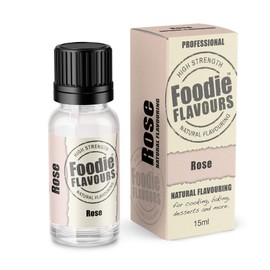 Natural Rose Food Flavouring 15ml - Foodie Flavours