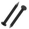 BNUOK 1 inch Hardware Nails, (634pcs) 1 lbs Black Nails,