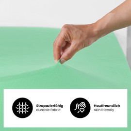 Jersey Fitted Sheet All Colours & Sizes 100% Cotton, 140-160 x 200 cm