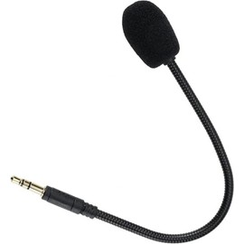 Detachable Gaming Microphone Boom, 2.5mm, Noise Cancelling Foam Cover, Compatible with Turtle Beach Wireless Headsets (2.5mm)
