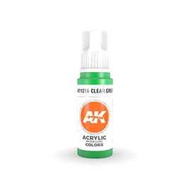 AK Acrylics 3Gen AK11216 Clear Green (17ml)