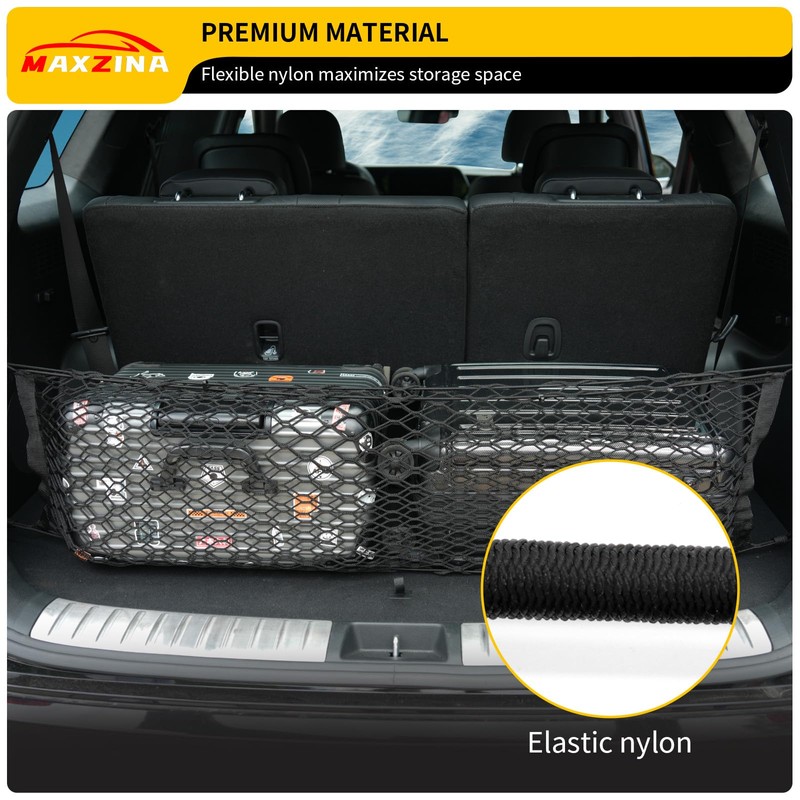 Maxzina Cargo Net Compatible with 2020-2025 Hyundai Palisade Truck Bed