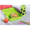 LEONARDO HOME 022859 Bambini Lunch Box Green Panda, Plastic