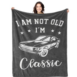 Bariceneth Gifts for Men Blanket 50" X 60", Funny Gifts for Men, Dad birthday gift, Birthday Gifts for Men, Unique/Gag Gifts for Men, Men birthday gift ideas, Gifts for older men, husband grandpa gift