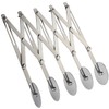 5-Wheel Stainless Steel Pastry Cutter - Expandable Pasta Roller for