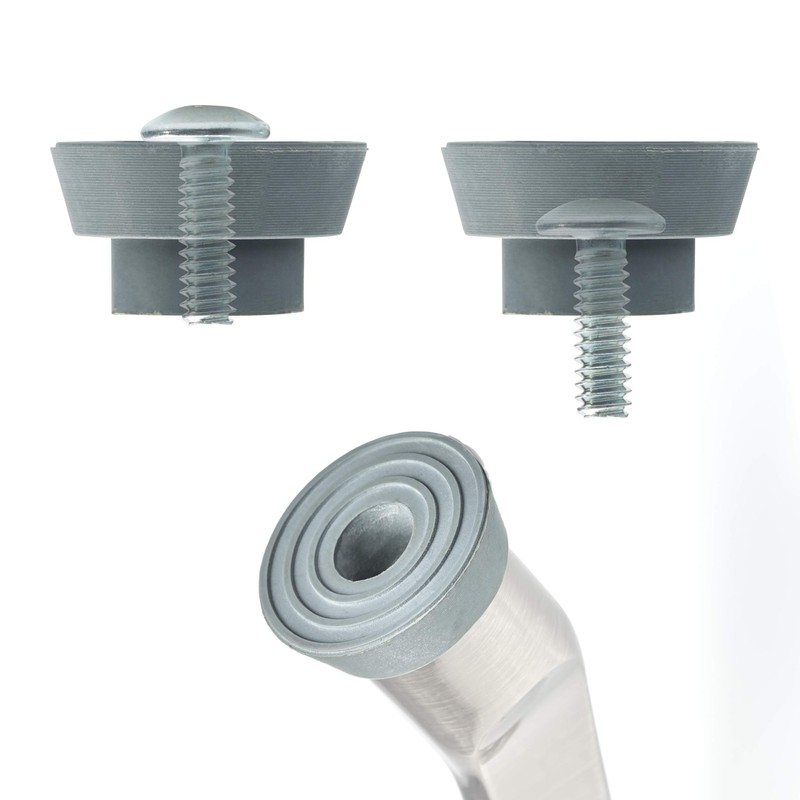 Door Stopper Replacement Rubber Tips - Ribbed Rubber Foot Door