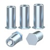 Ctyjia 20 Pcs M4x4mm Rivet Insert Nut, Hexagonal Internal Thread