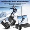 Puiseno USB-C Adapter, Supports Thunderbolt 5, 240 W, 80 Gbps,