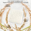 Rice Water Shampoo Bar Nourishing Grease Removal Portable Shampoo Soap